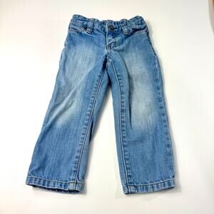 Tea Collection Girls Blue Jeans Adjustable Waist Size 2
